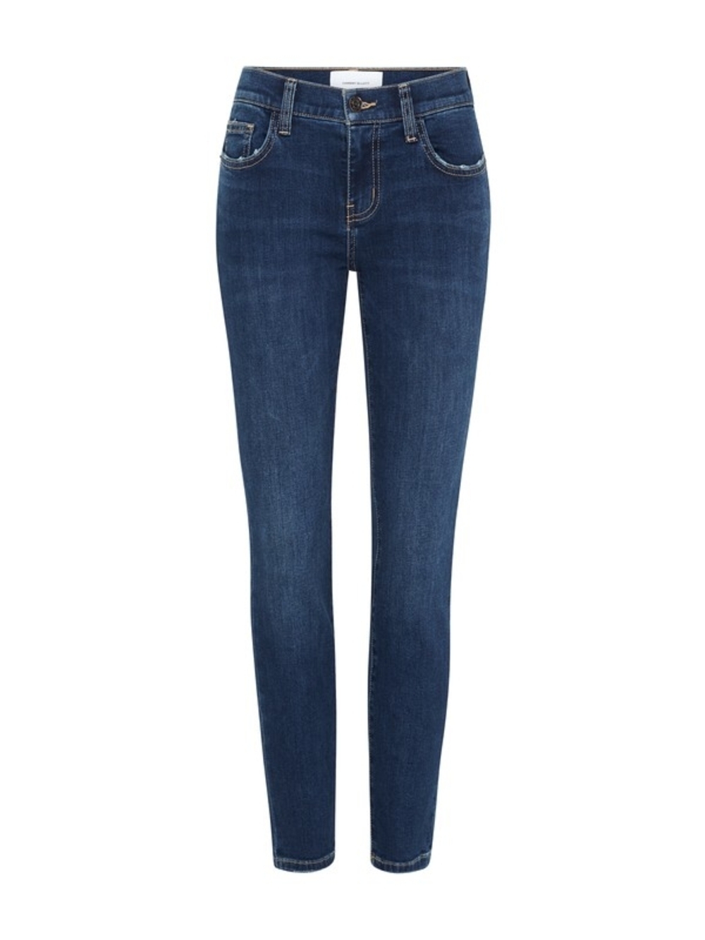 Current/Elliott Slim Skinny Jeans in Dark Blue Wash